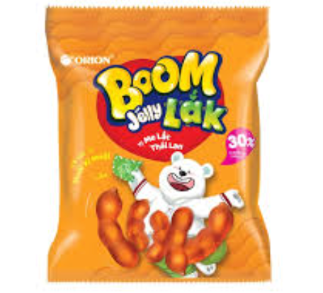 Orion Boom thai-tyyliset tamarind-hedelmäkarkit 25g | 好丽友 摇摇软糖 酸角味 25g