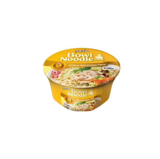Paldo mieto kananmakuinen kulhonuudeli 86g | 八道 方便面 鸡肉味 碗 86g
