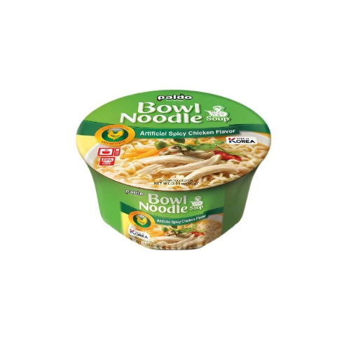 PALDO tulinen kananmakuinen kulhonuudeli 86g | 八道 方便面 辣鸡肉味 碗 86g