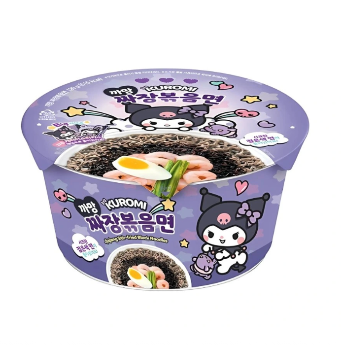 SANRIO Kuromi jjajang‑makuiset nuudelit 109g | SANRIO 炸酱面 109g