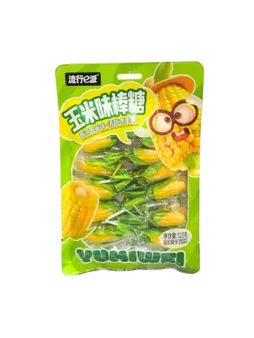 LXEP Tikkukaramellit, maissin maku 120g | 流行E派 棒棒糖 玉米味 120g
