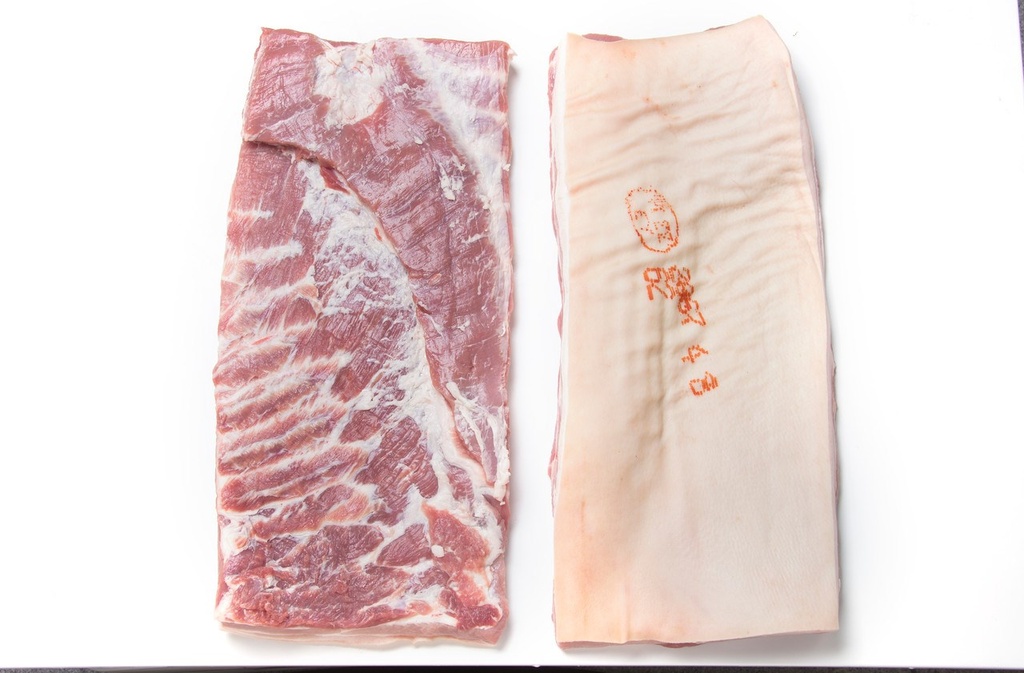 Pork Belly Skinless 1kg | 无皮五花肉 1kg 