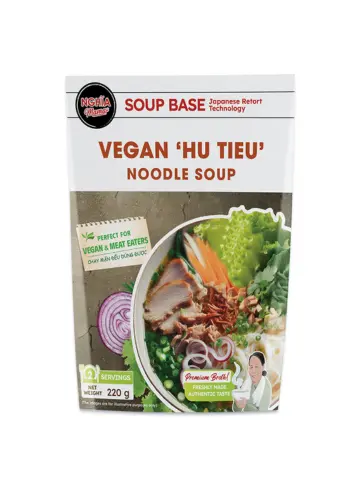 NGHIA MAMA vegaaninen hu tieu -nuudelikeittoliemi 220g | NGHIA MAMA 素食越南粉汤底（Hủ Tiếu）220g