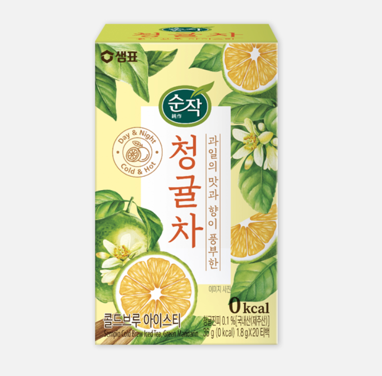 SEMPIO 水果&草本冰茶包 青柑味 36g | SEMPIO Fruit & Herbal Iced Tea Bag Green Mandarin Flavor 36g