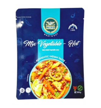 HEERA mausteiset sekoitetut vihannekset valmisateria 280 g | HEERA 即食什锦蔬菜咖喱 辣味 280g
