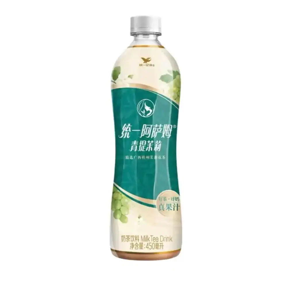 统一 阿萨姆奶茶 青提茉莉味 450 ml | Uni-President Assam Milk Tea Green Grape Jasmine Flavor 450 ml