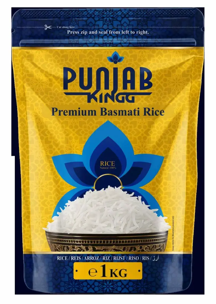 PUNJAB 蒸制印度香米 1kg/袋 | PUNJAB Steam Basmati Rice 1kg/Bag
