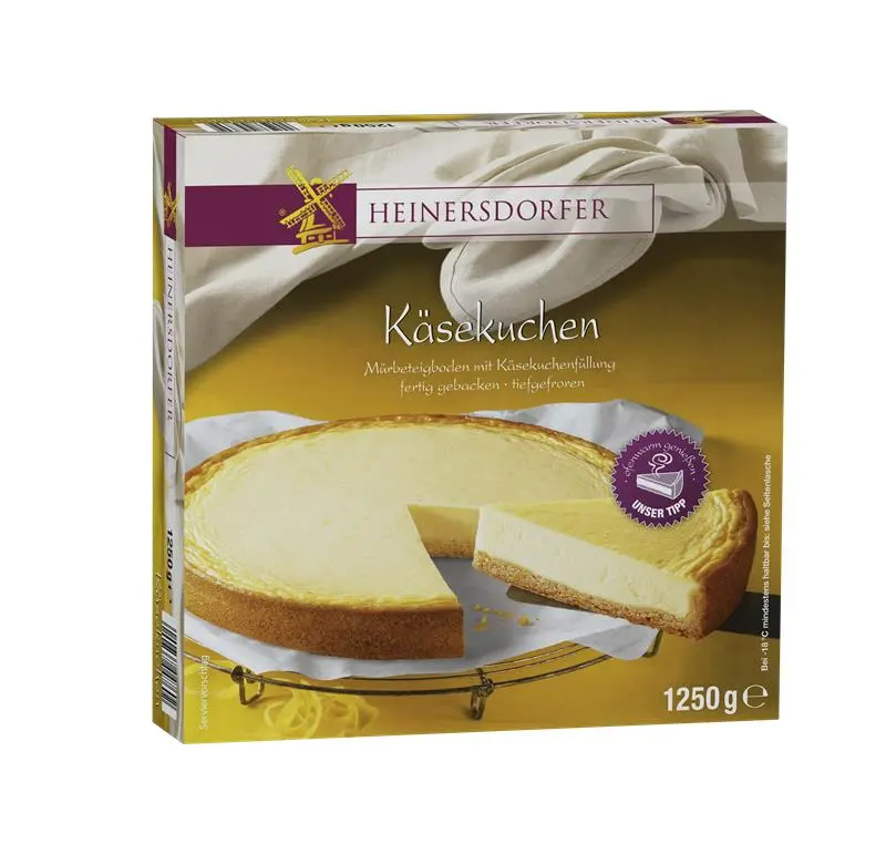 Heinersdorfer 芝士蛋糕 圆形 1250g*8盒/箱 | Heinersdorfer Cheesecake Round 1250g*8units/CTN 