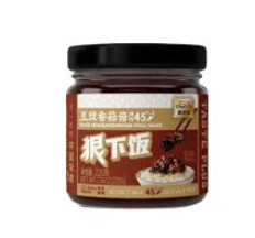 喜优味 狠下饭 鲜红椒豆豉辣酱 220g | CHIN EAT Red Chilli Black Bean Spicy Sauce 220g