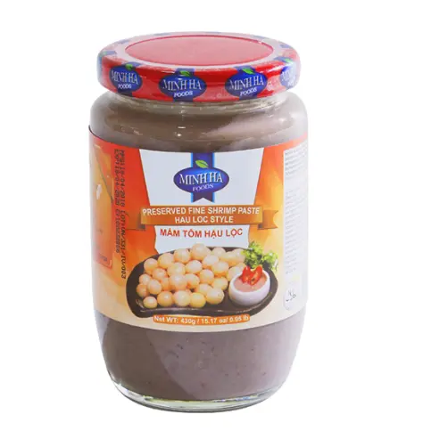 MINH HA VN Preserved Shrimp Paste Mam Tom Hau Loc 430g | MINH HA 越南虾酱 430g