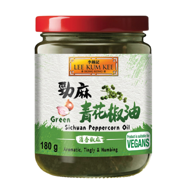 Lkk Green Sichuan Peppercorn Oil 180g | 李锦记 劲麻青花椒油 180g