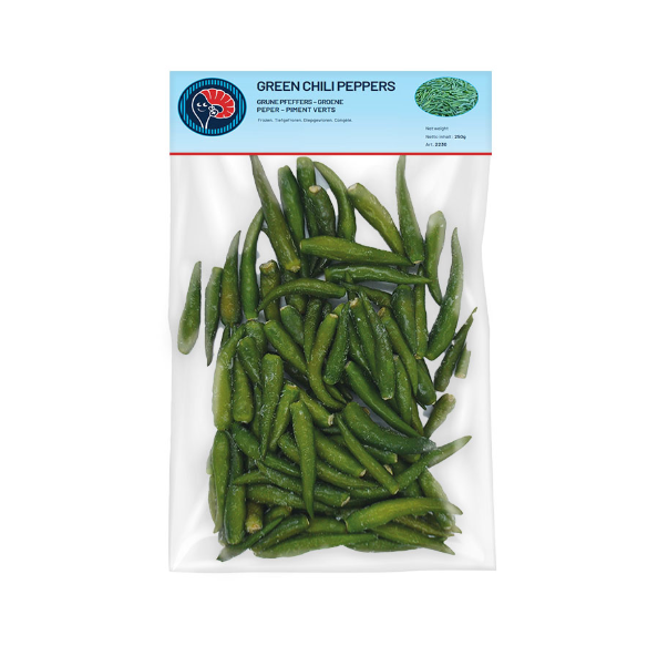 Mooijer 冷冻青辣椒 250g | Mooijer Frozen Green Chili Pepper 250g