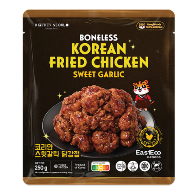 RENGI STREETFOOD 韩式炸鸡 甜蒜味 250g | RENGI STREETFOOD Korean Fried Chicken Sweet Garlic Flavor 250g