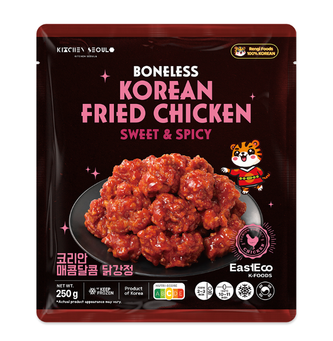 RENGI STREETFOOD Korealainen paistettu kana Makea tulinen maku 250 g | RENGI STREETFOOD 韩式炸鸡 甜辣味 250g