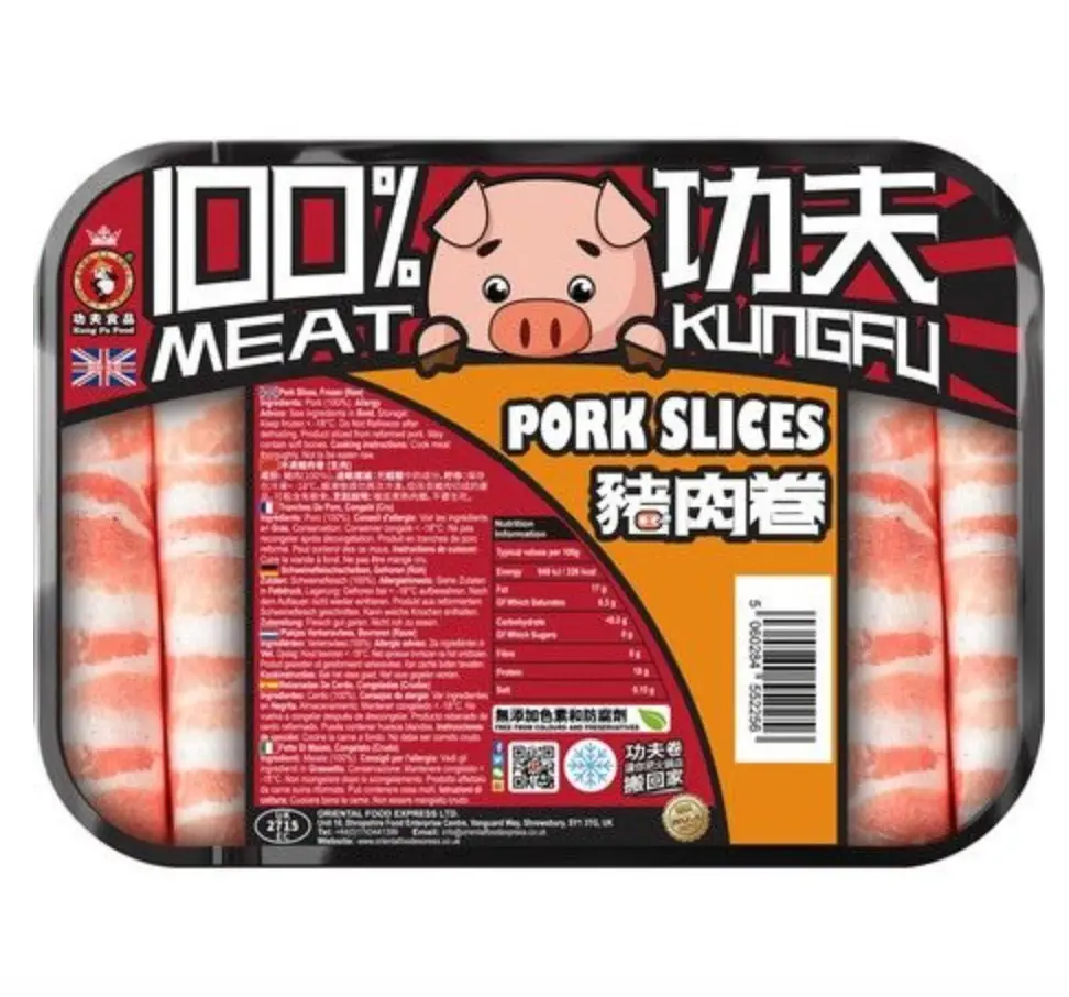 KUNG FU FOOD Sliced Pork 400g | KUNG FU FOOD 猪肉卷 400g