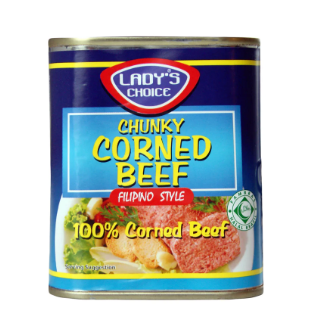 Lady’s Choice Chunky Corned Beef – Filipino Style 340g | Lady’s Choice 菲律宾风味 咸牛肉罐头 340g