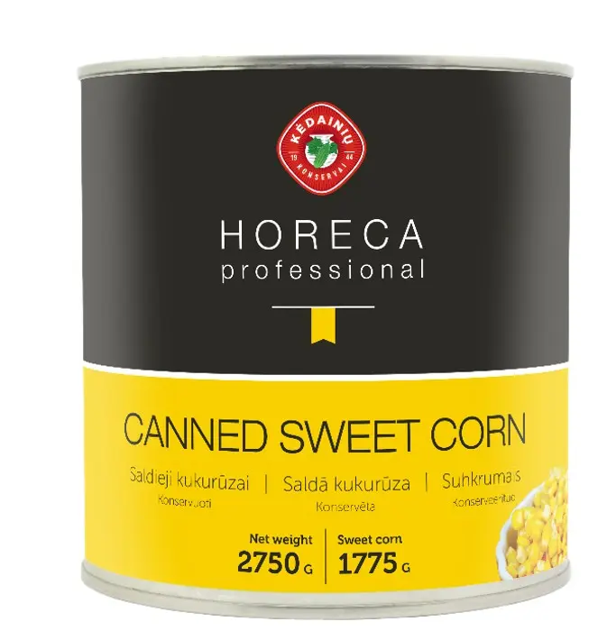 Horeca Canned Sweet corn 2750g*6/CTN | Horeca 玉米粒 2750g*6/箱