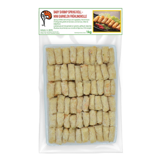  MOOIJER 迷你虾春卷 1kg| MOOIJER Fried Baby Shrimp Spring Roll 1kg