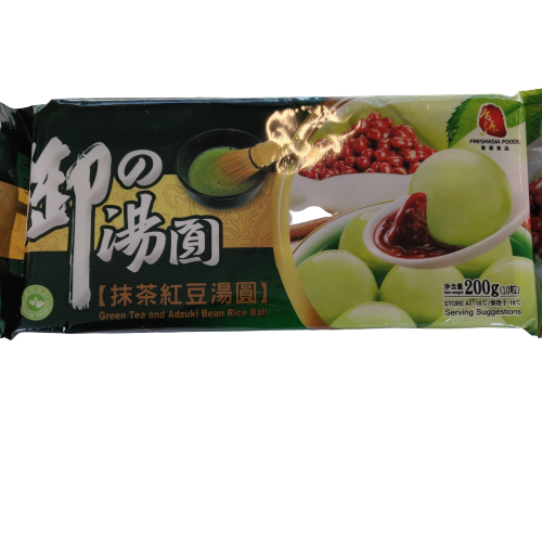 FF TW Green Tea&Adzuki Bean Rice Ball 200g  | 香源台湾抹茶红豆汤圆 200g