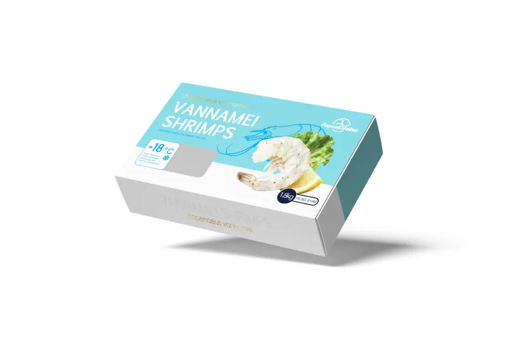 Aquaglobe 白虾 31/40 (无头有壳)1.8kg(净重1.44kg) | Aquaglobe Vannamei Shrimps 31/40 HLSO 1.8kg(1.44kg)