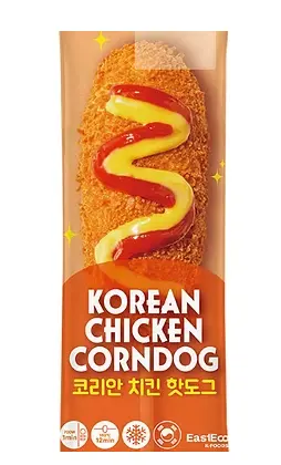 RENGI STREETFOOD Korean Chicken Corndog 80g | RENGI STREETFOOD 韩式鸡肉芝士热狗棒 80g