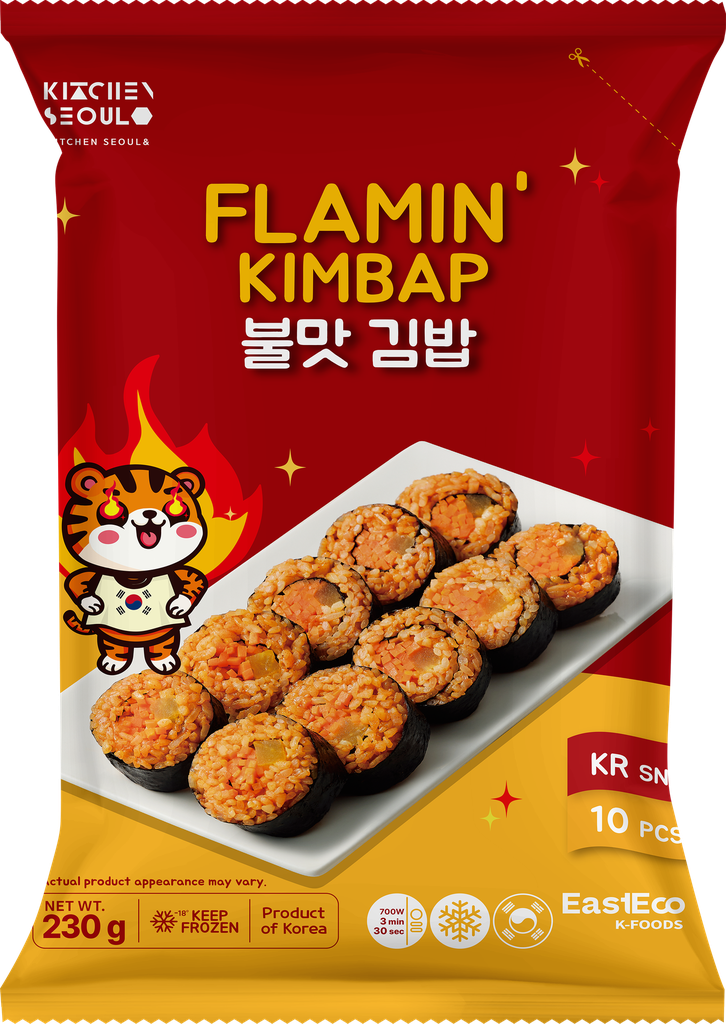 RENGI STREETFOOD 韩式紫菜包饭 韩式辣酱味 230g  | RENGI STREETFOOD Korean Kimbap Bibim Gochujang Flavor 230g