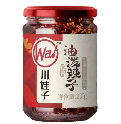 Chuan Wa Zi Chiliöljy Chilihiutaleilla 230 g丨川娃子 油泼辣子 230g