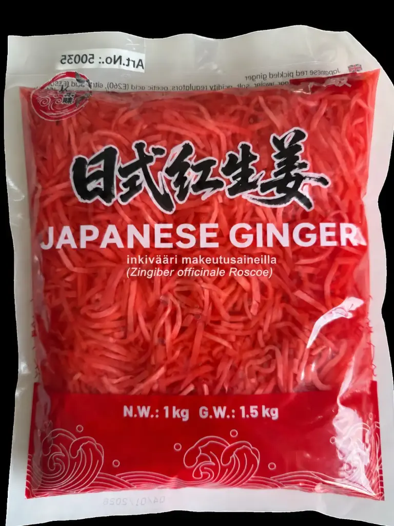 禾味 寿司姜丝(粉色)1kg | Kim Pickled Ginger (Pink) 1kg