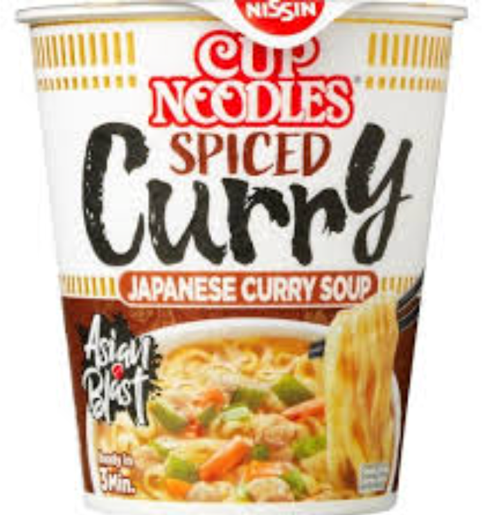 Nissin Instant Noodle Spiced Curry Flavor 67g | Nissin 方便面 香辣咖喱味 杯面 67g