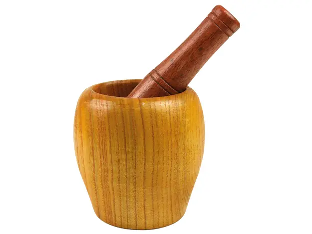 Wooden Mortar & Pestle 7,5 cm | 研磨器和木杵 /套装 