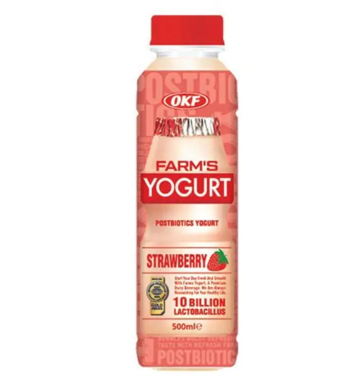 OKF Farms 酸奶饮料 草莓味 500ml | OKF Farms Yogurt Strawberry Flavor 500ml
