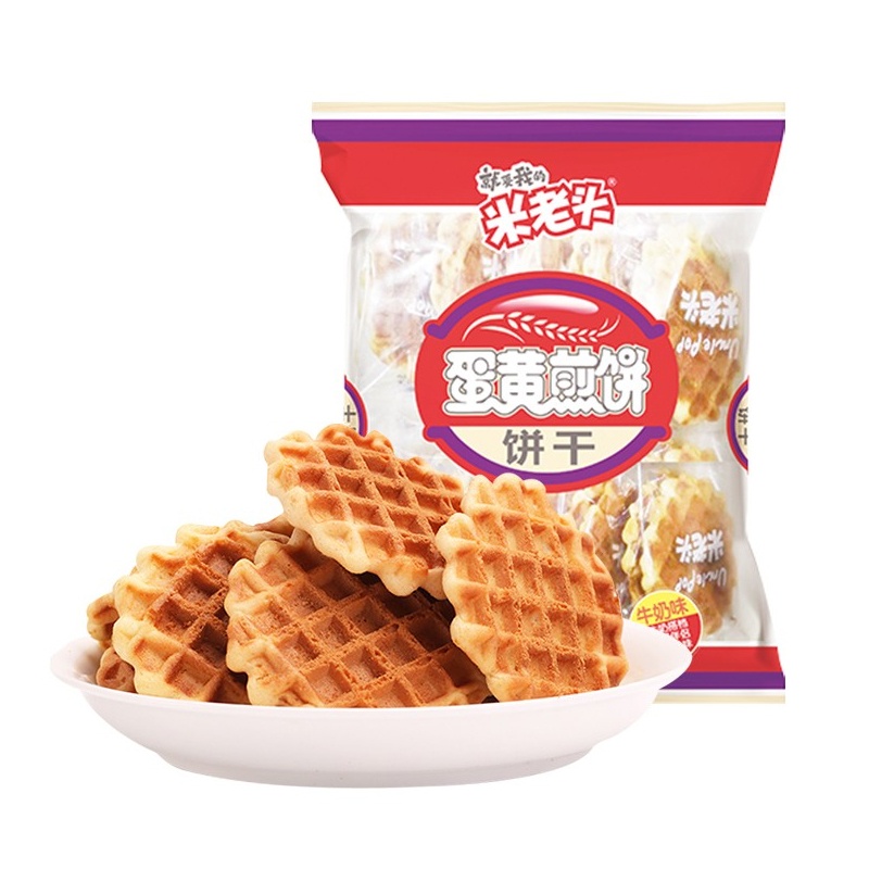 米老头 蛋黄煎饼 牛奶味 | CN UnclePop Waffle Milk Flavor 150g