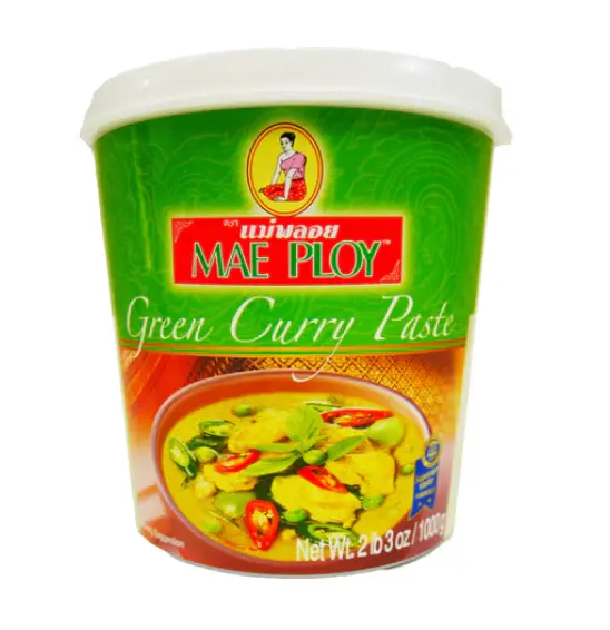 Mae Ploy Vihreä Currytahna 1 kg | Mae Ploy 绿咖喱 1kg
