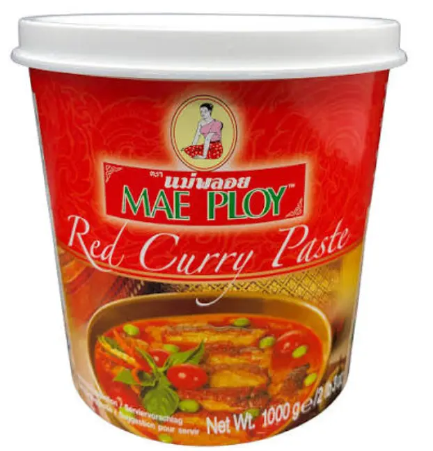 Mae Ploy Red Curry Paste 1kg | Mae Ploy 红咖喱酱 1kg 