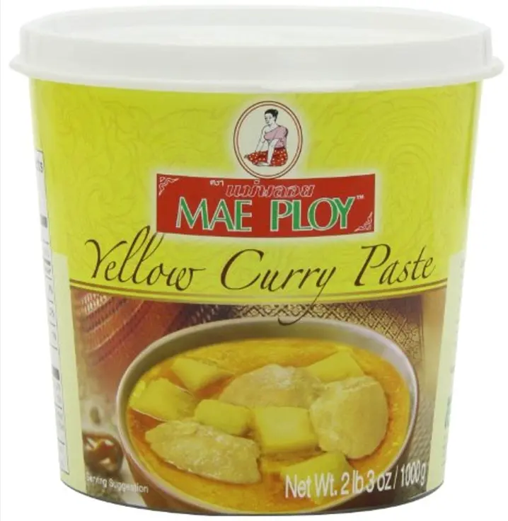 Mae Ploy 黄咖喱酱 1kg | Mae Ploy Yellow Curry Paste 1kg