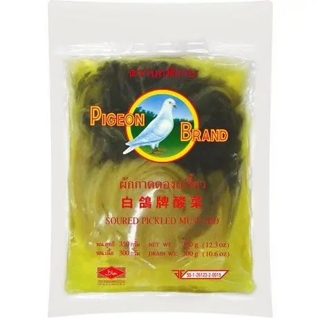 PIGEON  Mustard Pickled & Soured Green 350g | 鸽子牌 酸菜/绿芥菜 350g 