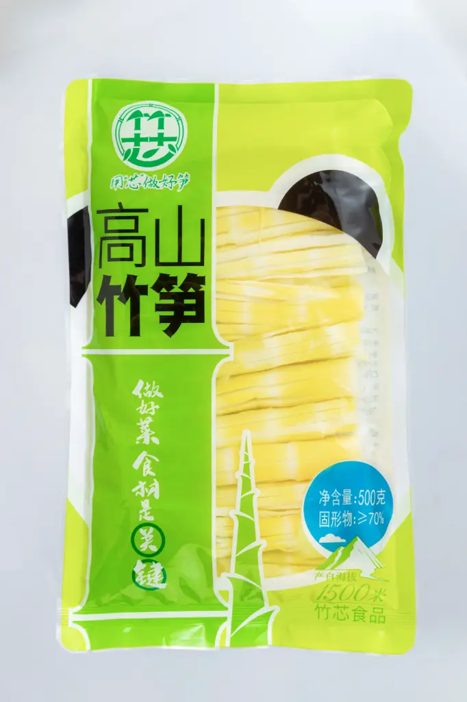 竹芯 高山竹笋 (笋花) 500 g | ZX High Mountain Bamboo Shoots (Flower Cut) 500 g 
