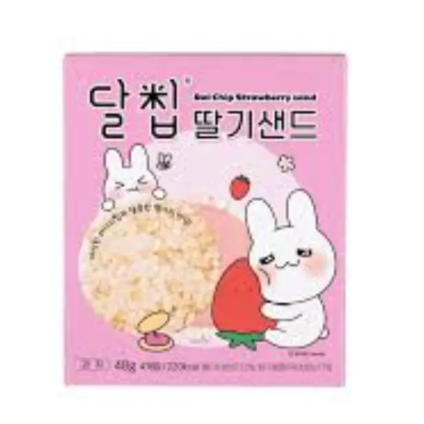 DalChip Mansikka Sandwichkeksi 4 kpl | DalChip 夹心饼干 草莓味 48g