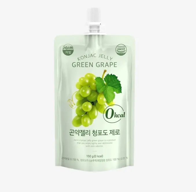 JAIM 蒟蒻果冻 青葡萄味 150g | JAIM Konjac Jelly Green Grape Flavor 150g