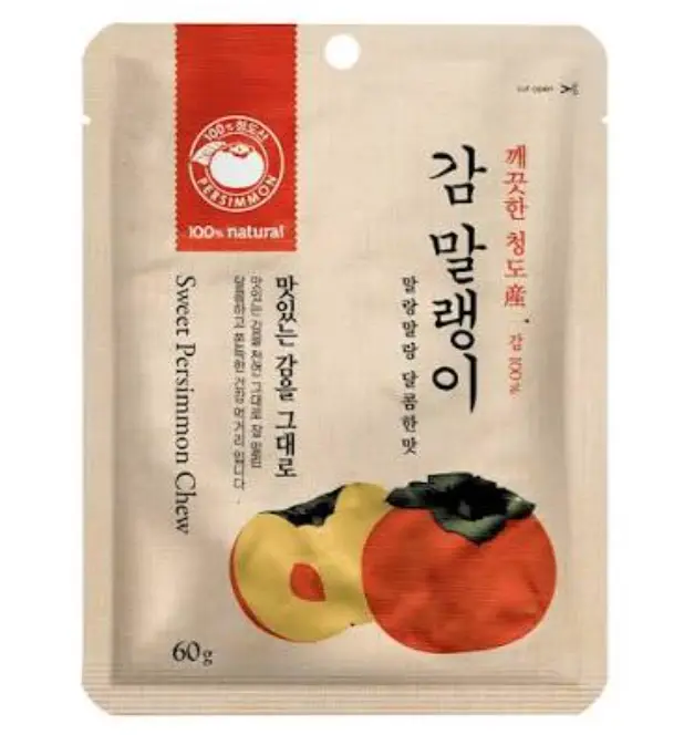 Hanwool 柿子干 60g | Hanwool Sweet Persimmon Chew Snack 60g