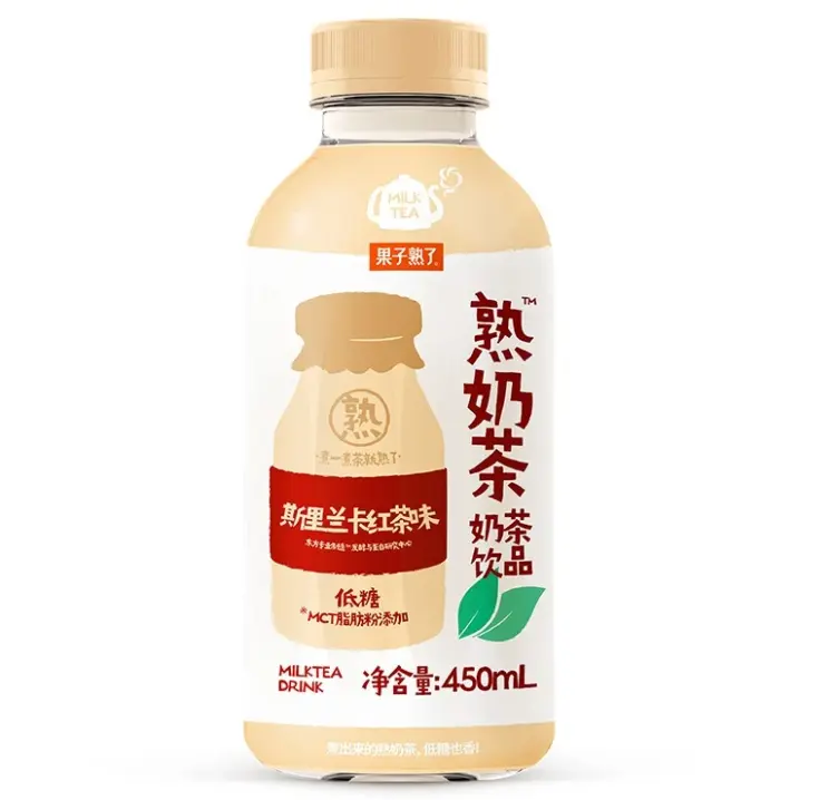GZSL Maitotee, Ceylonin mustan teen makuinen 450ml | 果子熟了 熟奶茶 斯里兰卡红茶味 450ml