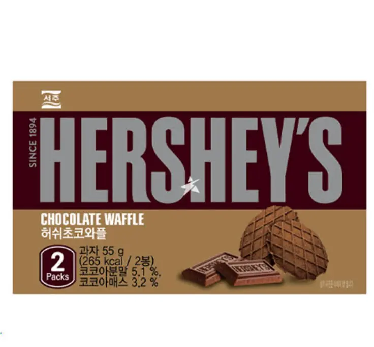 Seoju Hershey's 华夫饼 巧克力味 55g | Seoju Hershey‘s Waffle Chocolate Flavor 55g