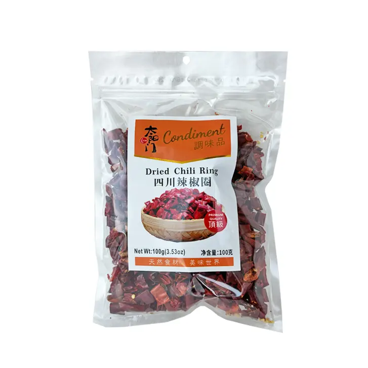 TYM Kuivatut chilirenkaat 1 kg | 太阳门 辣椒段 1kg