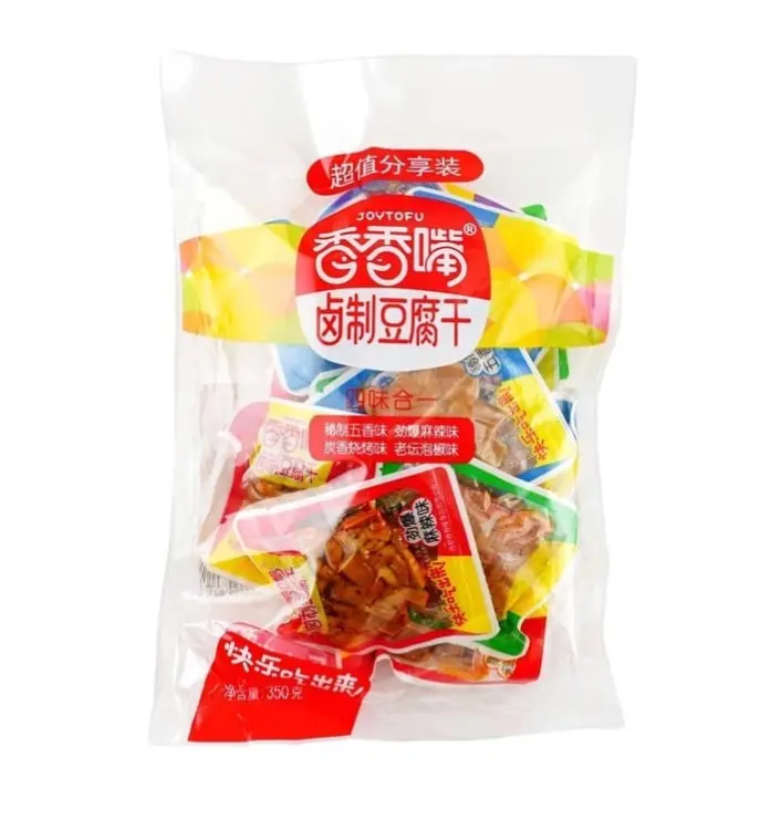 XXZ Maustettu tofukuutioiden sekoitus 350 g | 香香嘴 卤制豆腐干 四味混合装 350g
