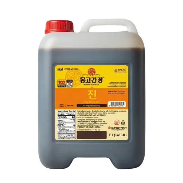 Monggo Soy Sauce Jin 13L  | Monggo 酱油 金标 13L