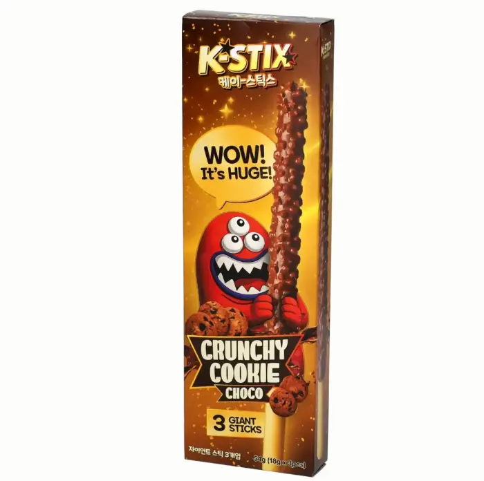 K-STIX 巧克力饼干棒 酥脆曲奇味 54g | K-STIX Chocolate Biscuit Sticks Crunchy Cookie Flavor 54g