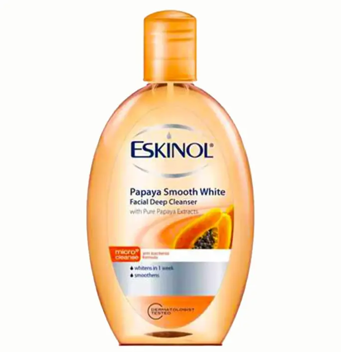 Eskinol 深层洁面乳 木瓜焕肤 225ml | Eskinol Facial Deep Cleanser Papaya Smooth White 225ml