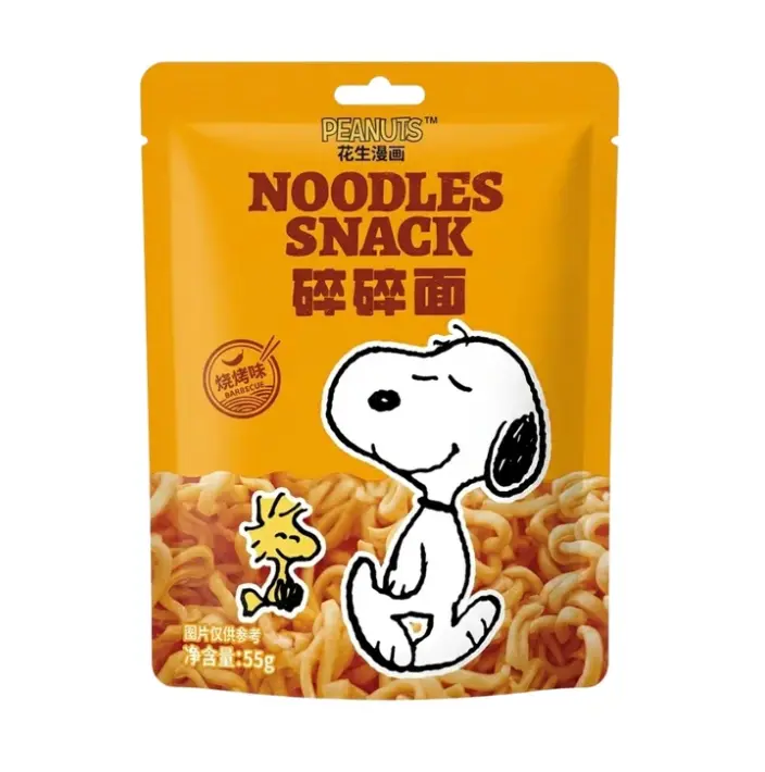CCYD Snoopy Crushed Noodles Snack BBQ Flavor 55g | CCYD 碎碎面 烧烤味 55g