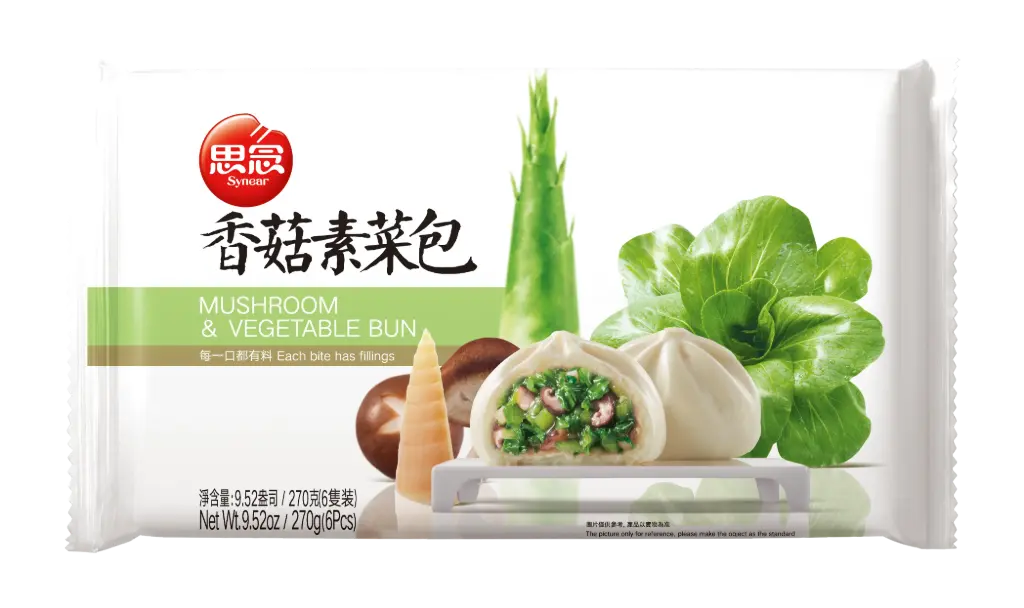 思念香菇素菜包 270g | SYNEAR VEGETABLE BUN  270g