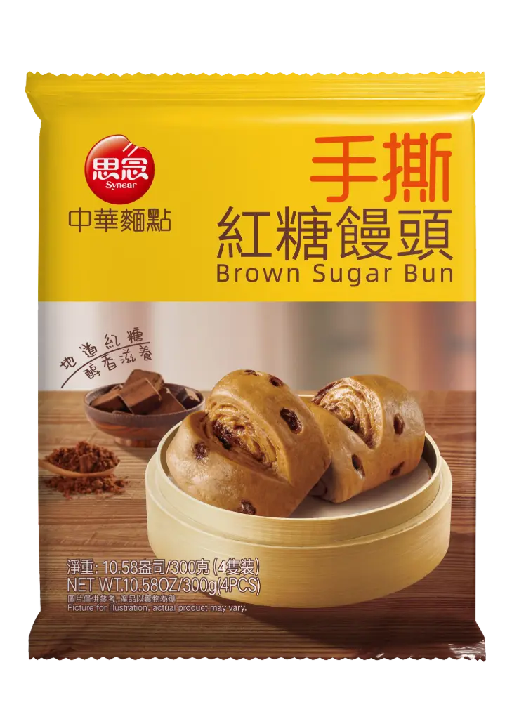 思念手撕红糖馒头 300g | SYNEAR BROWN SUGAR BUN 300g